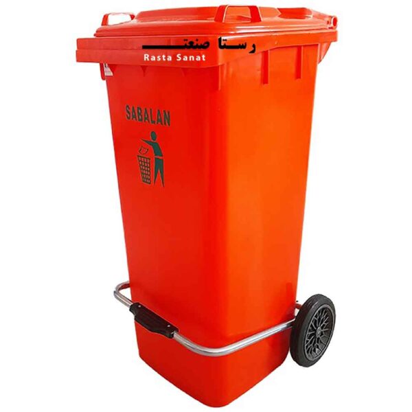سطل زباله 100 لیتری پدالدار