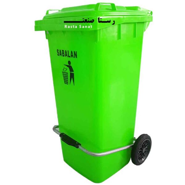 سطل زباله 100 لیتری پدالدار