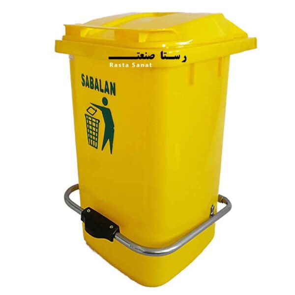 سطل زباله 60 لیتری پدالدار